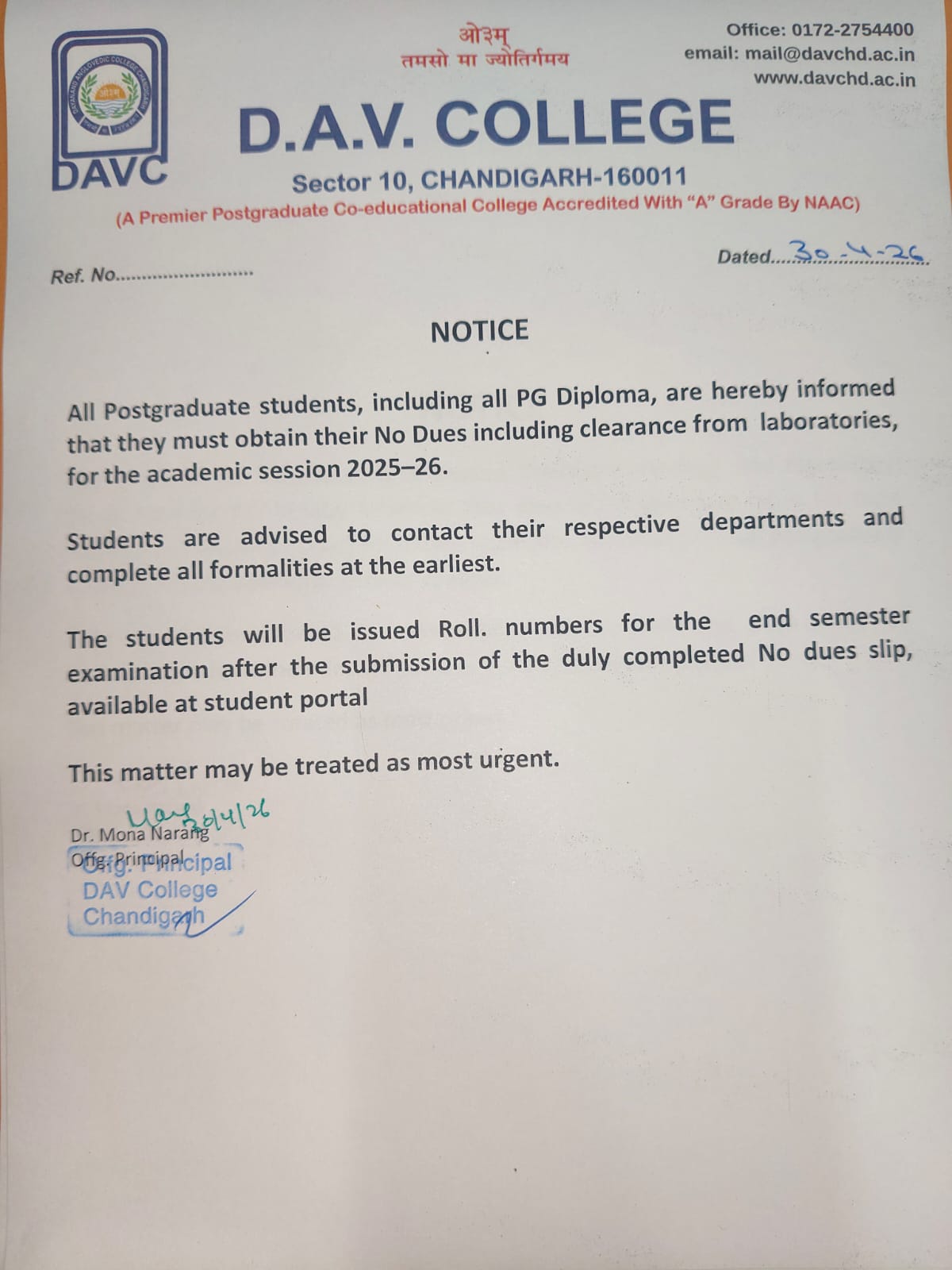 Notice 1